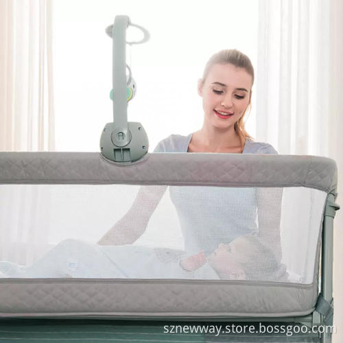 Ronbei new born baby bed Portable baby crib